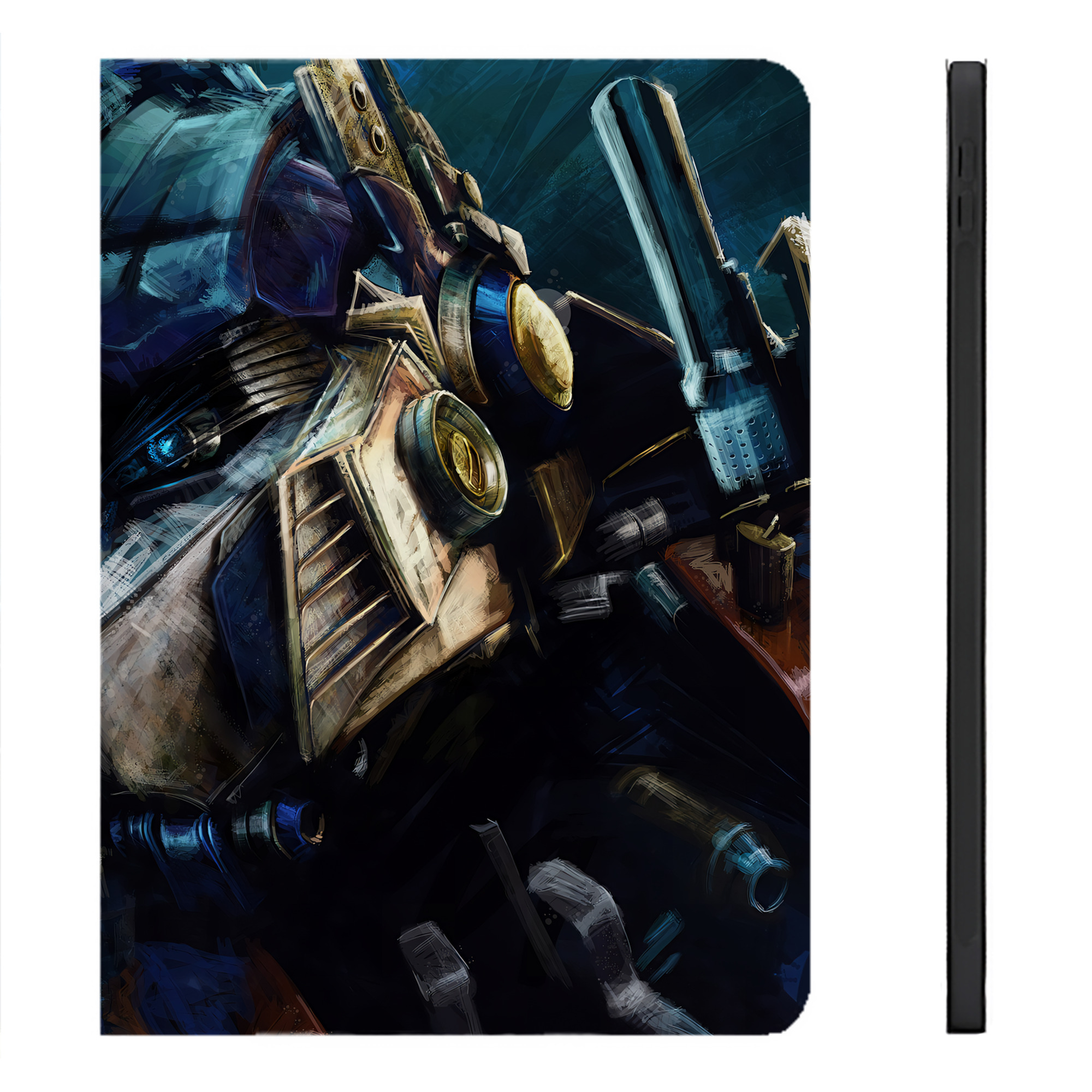 （画像用） Transformers トランスフォーマー IPadケース ペンホルダー付き ブックスタイルデザイン